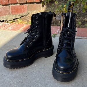 Jadon Boot Smooth Leather Platforms